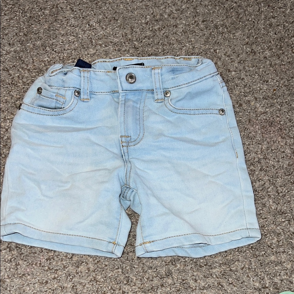 7 For All Mankind Light Blue Jean Shorts